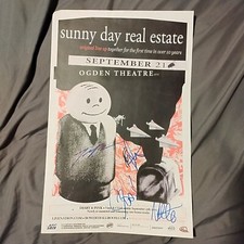 Sunny Day Real Estate Autographed Concert Flyer Denver 