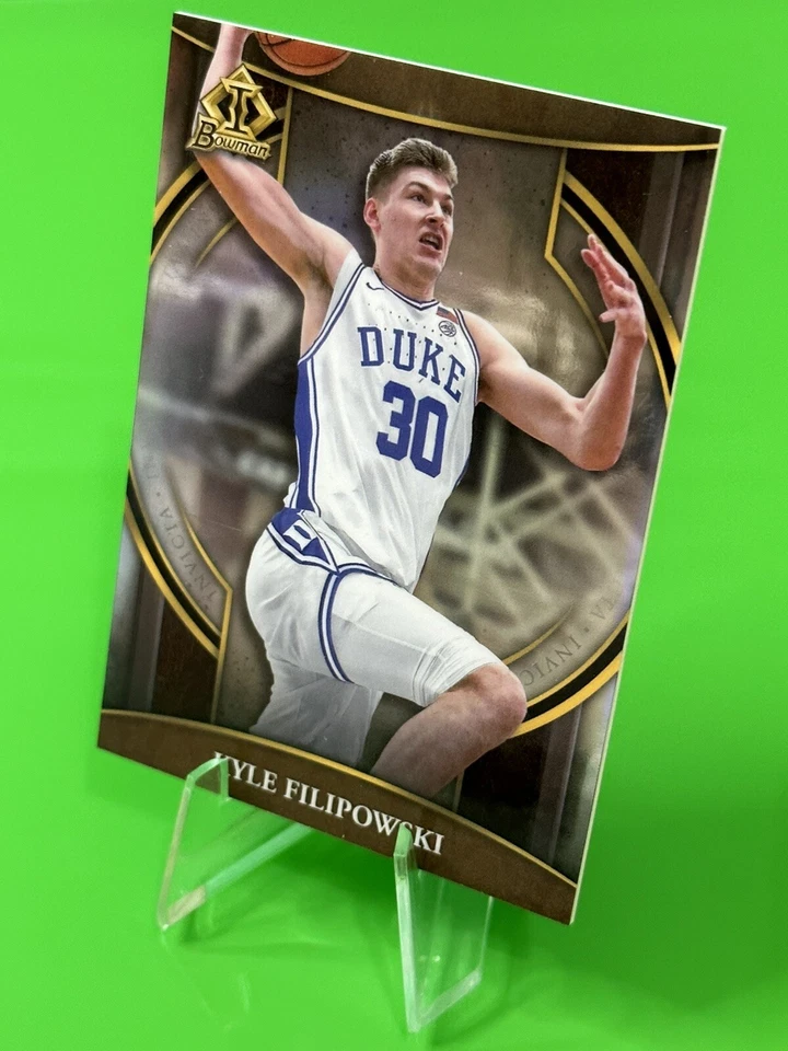 🏀🏀2022-23 Bowman University Chrome Invicta #BI-3 Kyle Filipowski, Duke!!🏀🏀 - Image 2 of 4