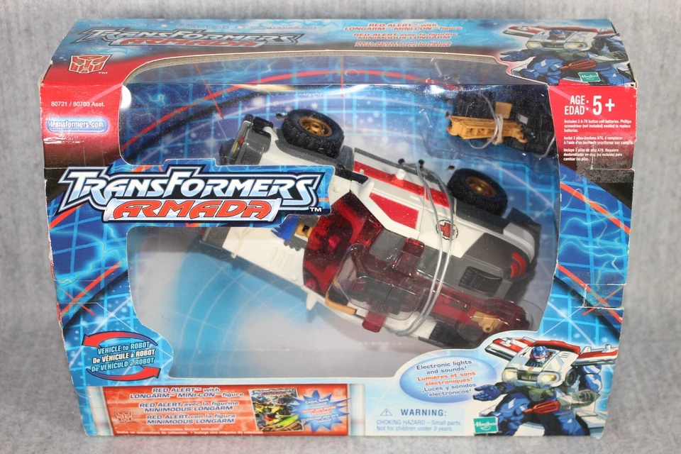 TRANSFORMERS Armada Red Alert Hasbro 2002 Longarm Mini-Con Open Box Figure Used - Bild 4 von 4