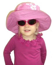 Baby Banz Sun Pink Hat Reversible & Adjustable UVA UVB UPF Protection
