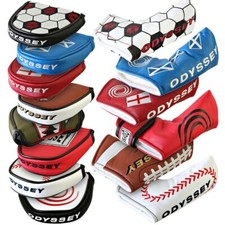 Image of Various Styles Odyssey Golf Swirl Mallet Blade Putter Headcover Covers UK Stock