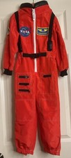 NASA Astronaut JumpSuit Costume 4-6 Dress Up Kids Halloween