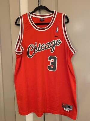 NIKE Tyson Chandler jerseyナイキ シカゴブルズ Chicago Bulls Jersey Tyson Chandler Nike Sewn Stitched Adult XL