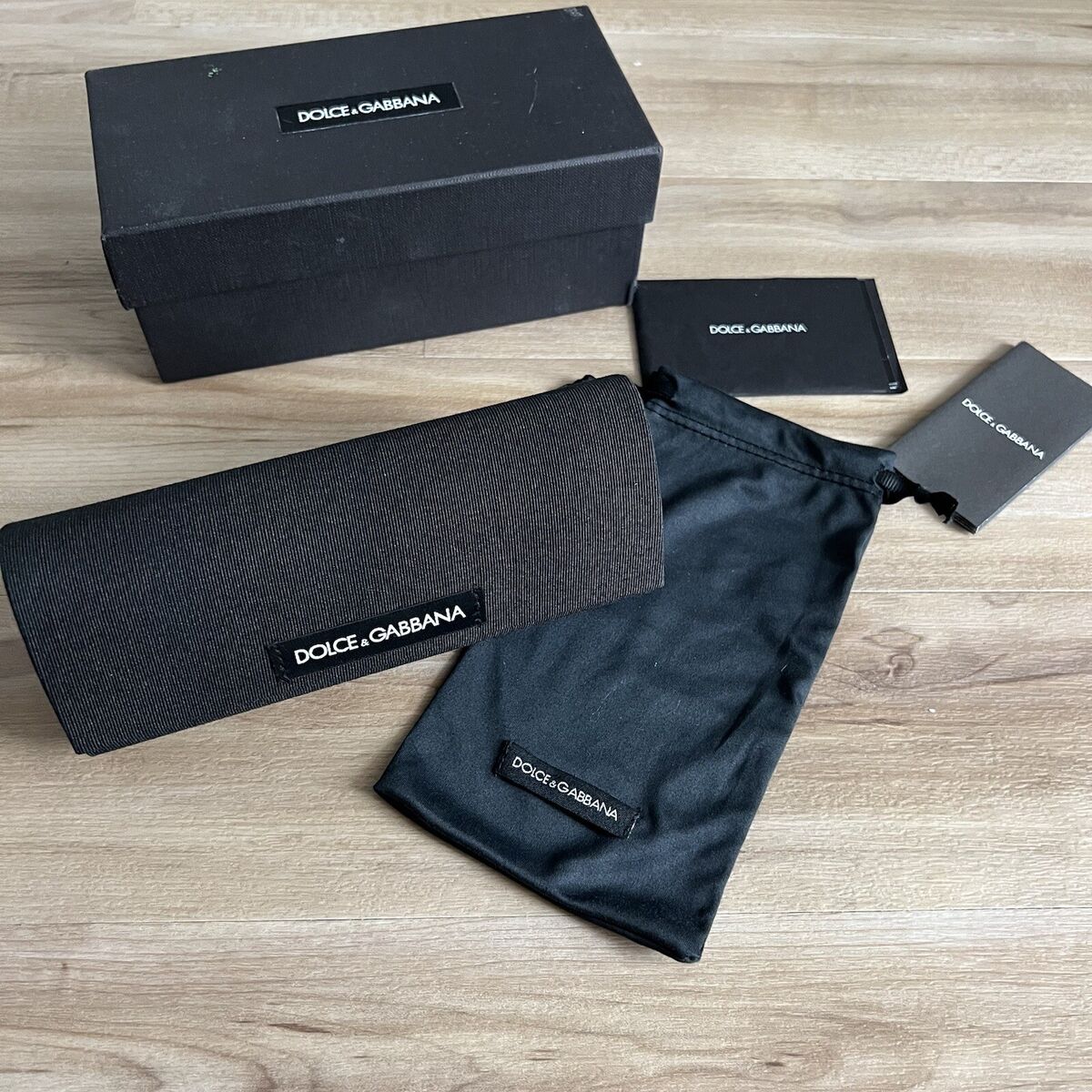 DOLCE & GABBANA Sunglasses Eyeglasses Case Box And Pouch DOLCE & GABBANA Sunglasses Eyeglasses Case Box And Pouch