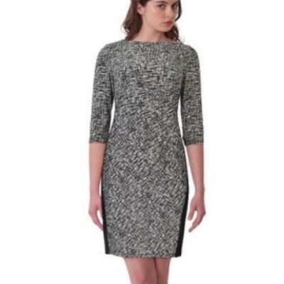 Ralph Lauren Printed Jersey Sheath Dress Size 16 | eBay