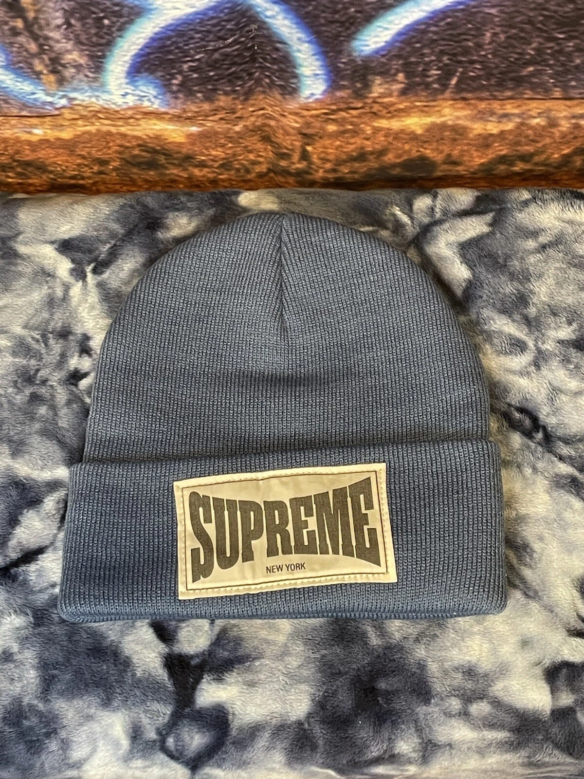 Beanie tissée suprême neuve (bleu) 