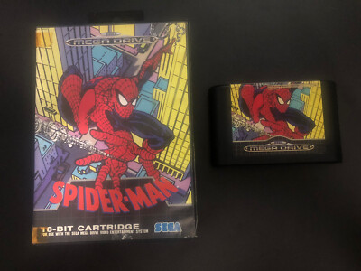 Jeu Spider-man Sega Mega Drive - Version PAL - Sans Notice - Bon état