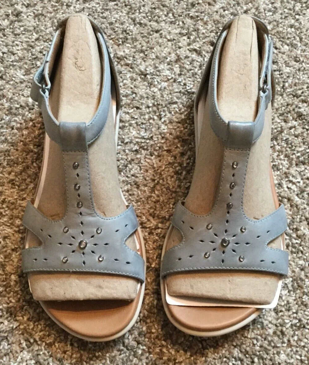 Sandali gladiatore UNSTRUCTURED by Clarks Un Reisel Mara T Bone Taglia 6 Nuovi con scatola