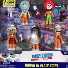 Roblox DEVSERIES Jailbreak Hiding In Plain Sight 6 Action Figures Virtual Code