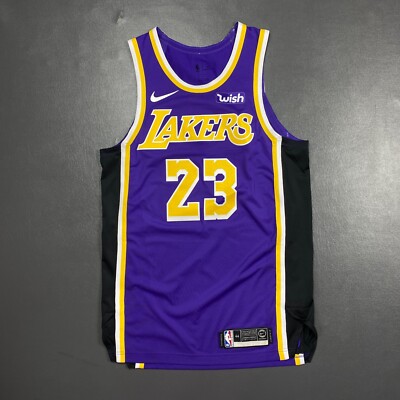 100% Authentic Lebron James Nike Los Angeles Lakers Statement
