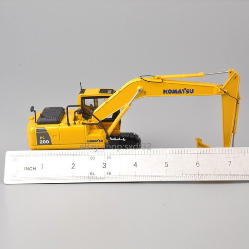 1/50 Diecast Truck Komatsu PC200 Excavator Vehicle Model Alloy Construction Toys - Picture 4 of 10