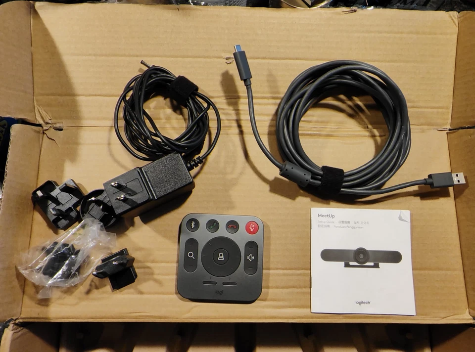 Logitech Meetup 4K Video Conferencing Camera- complete w/ac+remote+us - Image 4 of 4
