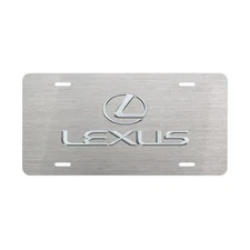 Lexus Logo Metal License Plate – Universal Car Accessory, Sleek Design
