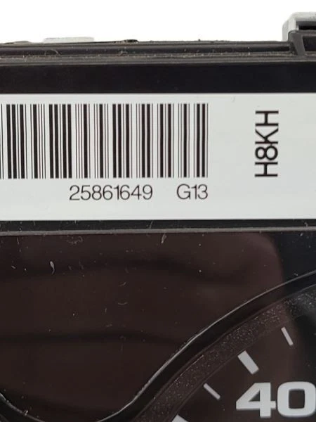 Speedometer Cluster MPH US Market Fits 07-11 SIERRA 1500 PICKUP 584250 25861649 - Image 3 of 4