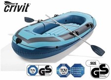 Schlauchboot mit Sicherheitskonstruktion durch erhöhten Wand- und Bugbereich.