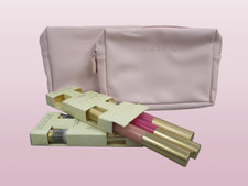 MALLY COSMETICS SET 2PCS: PINK BAG - HIGH SHINE TRIO NWOB 2 SETS
