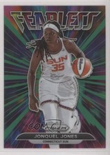 2022 Panini Prizm WNBA Fearless Green Prizm Jonquel Jones #12 o7p