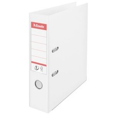 Esselte No.1 Vivida Lever Arch File A4 75mm Polypropylene White 811300