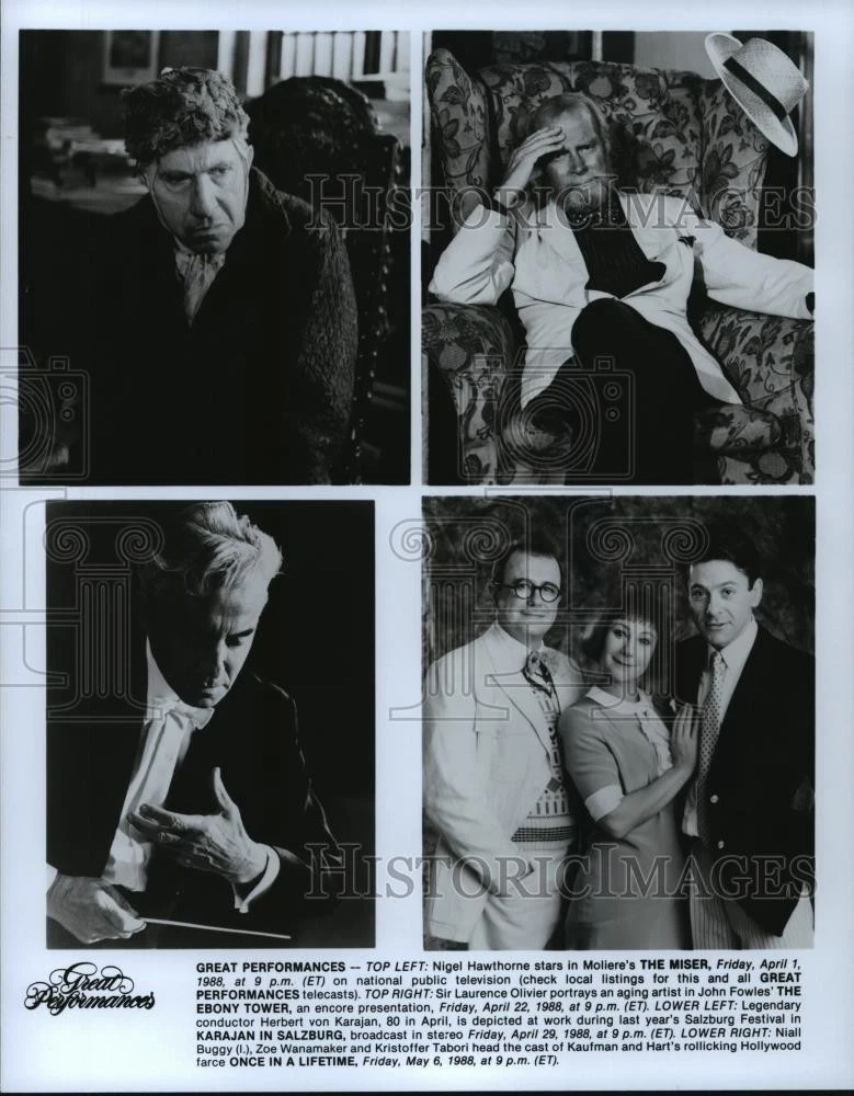 1988 年プレス写真pbsプレゼント 5 つの夜に素晴らしいパフォーマンス-cvb74626 - 画像1/2