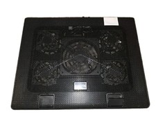 Laptop Cooling Pad 5 Quiet Fans Cooler Stand Dual Ports for 11-17" Laptop