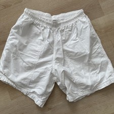 Men s Crazy Shirt Hawaii Pull On Shorts White S Small
