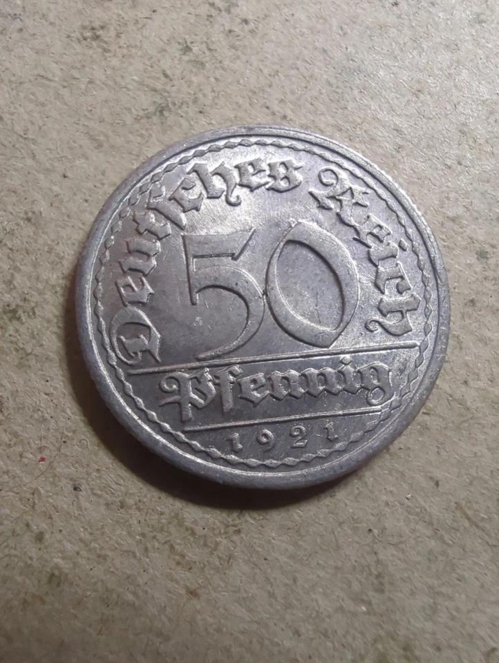 DR 50 Pfennig 1921 E #-781 - Bild 1 von 2