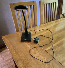 LED Desk Lamp Matt Black Adjustable Switch Corded Electric Warm White Modern