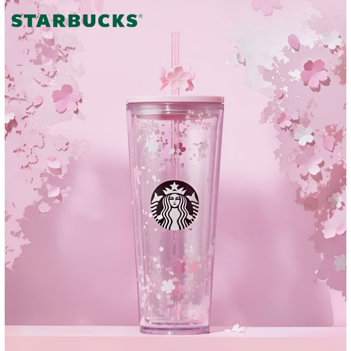 Starbucks Korea 2026 Cherry Blossom Limited MD Cold Cup Blooming