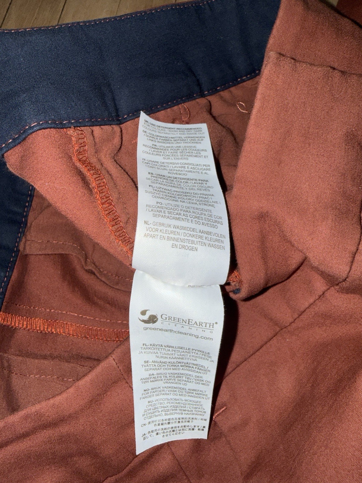 Boden Brown Stretchy Richmond Cropped Chino Trousers Size 18 Uk Excellent image 6