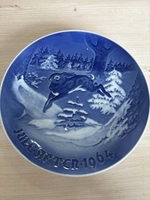 Bing & Gr&oslash;ndahl Weihnachtsteller 1964 &bdquo;Grantr&aelig;et&ldquo; H.C. Andersen