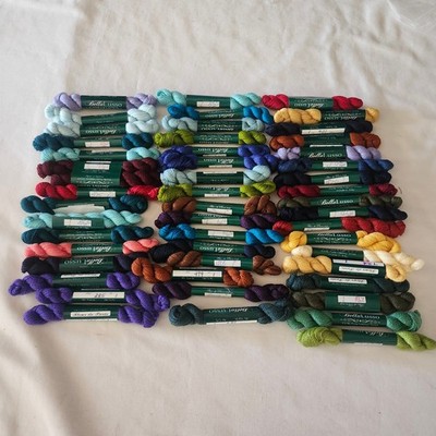 50 Skeins Bella Lusso Merino Wool Fleur de Paris 45 Yards new B8c