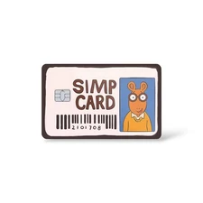 Simp Card Credit Card Sticker Debit Card Skin Cover
