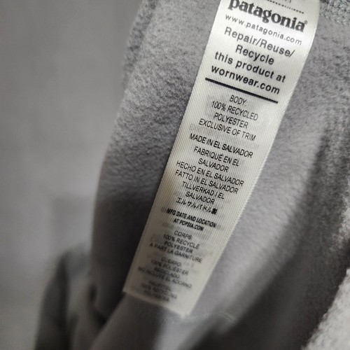 Veste polaire homme Patagonia neuve micro D taille L gris logo neuf avec étiquette 99€  - Photo 9/11