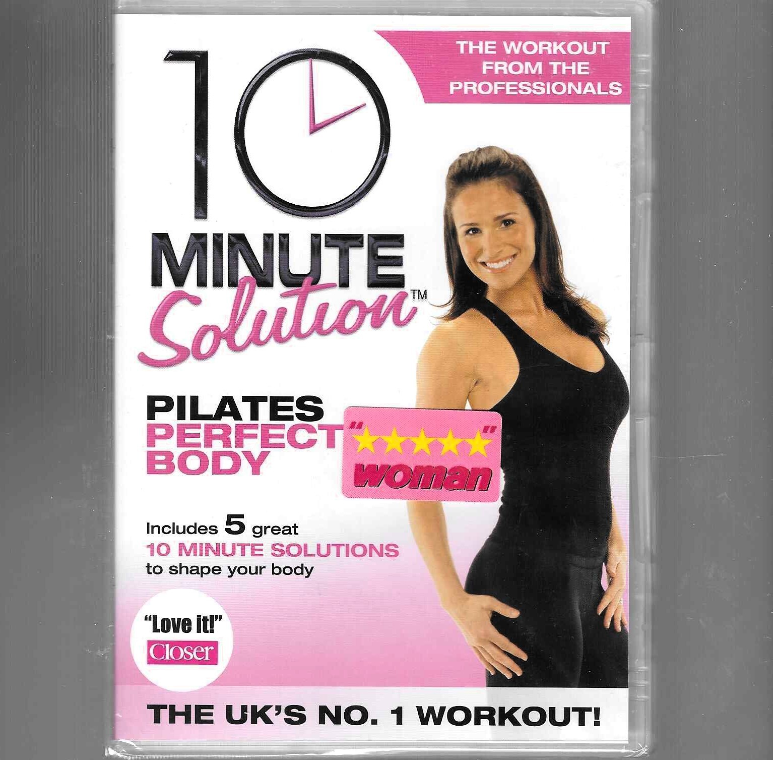 10 Minute Solution Pilates DVD 2008 Film Rated E Fitness 55 Minutes Sealed
