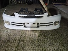 96/97 Spec Glanza Front Bumper with Optional Front Splitter In White 040