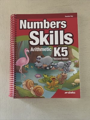 Abeka K5 Number Skills Arithmetic Teacher Key 2nd Edition