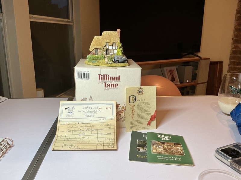 Lilliput Lane Heaven Lea Cottage Collectors Club Special 1993 Original Box