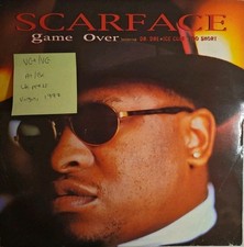 Scarface Game Over Vinyl Record 12" VG+/VG VUST121 1997
