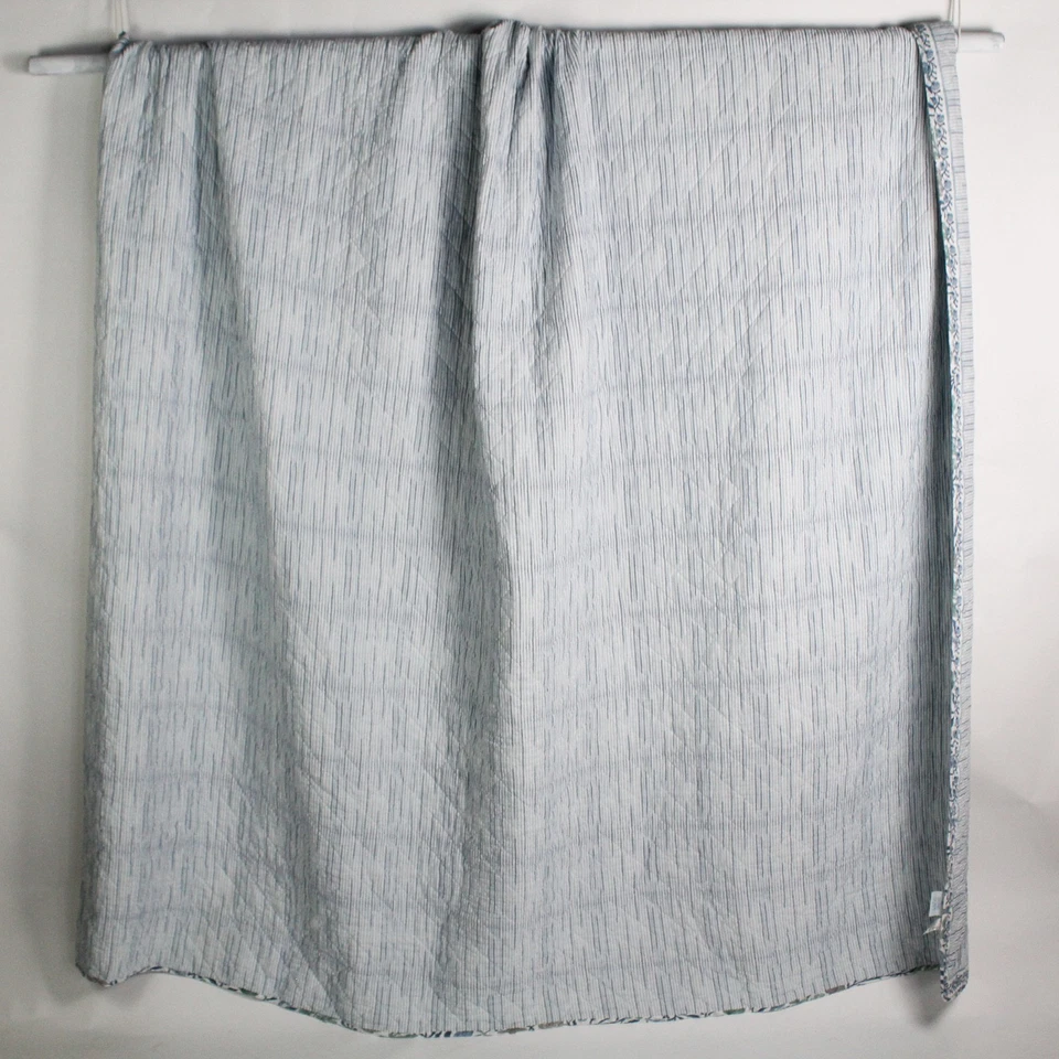 Sigrid Olsen Home Beach Themed Queen Blanket 92" x 104" DIY Fabric Flawed - Image 2 of 4