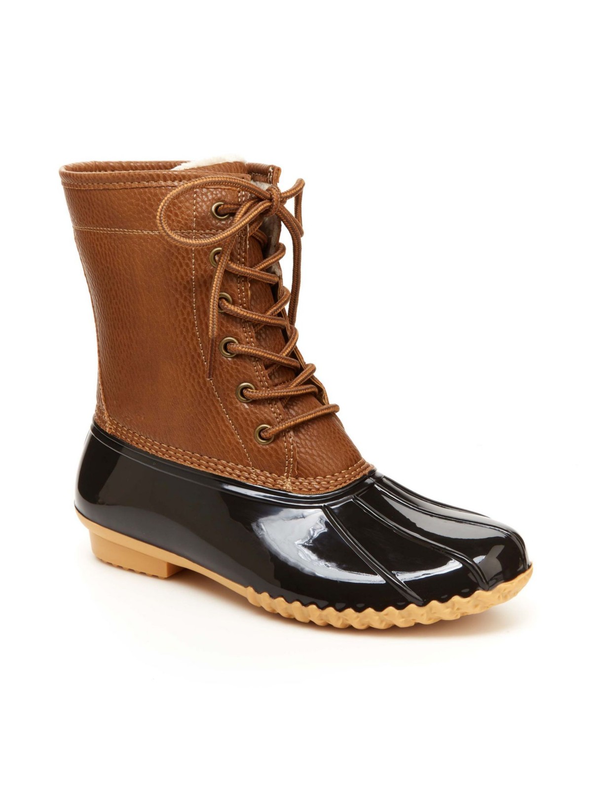 JBU BY JAMBU Womens Brown Water Resistant Maplewood Round Toe Duck Boots 11 M