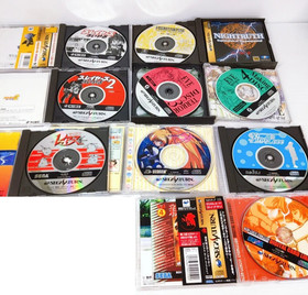 Sega Saturn Soft 8 Pieces Sold