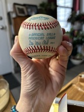 Carlton Fisk Signed Rawlings Official American League Baseball with Box