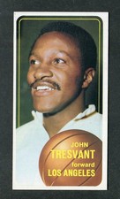 #126 John Tresvant Los Angeles Lakers 1970-71 Topps Basketball Card Set Break