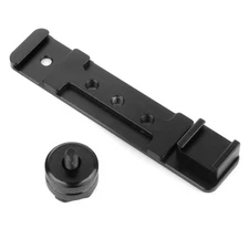Aluminum Alloy Mount Adapter Extension SLR Camera 1/4 Hot Shoe Bracket Kits v