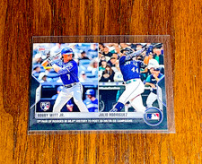 Bobby Witt Jr. & Julio Rodriguez 2022 Topps NOW⭐⭐⭐Short Print SP⭐⭐Rookie Card RC