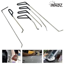WHDZ 6 Pcs Car Puller Rods – Paintless Dent Repair Body Push Removal Tool Kits