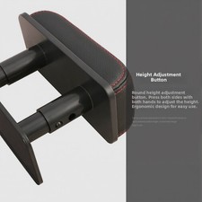 For Car Door For Armrest Ergonomic Shape Soft PU Leather 17.6cm Length