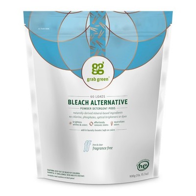 Grab Green Bleach Alternative Pods, 60 Count, 60 Count (Pack of 1), White 