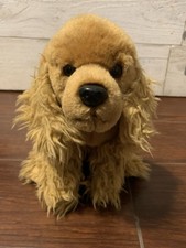 Toys R Us Cocker Spaniel Puppy Dog Realistic Plush 12" 2012 Stuffed Animal Toy