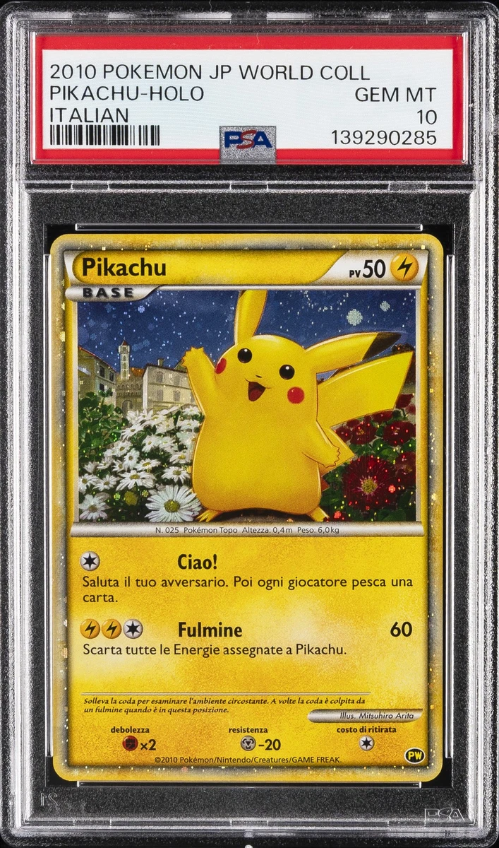 Pikachu Pokémon TCG Professional Sports Authenticator (PSA